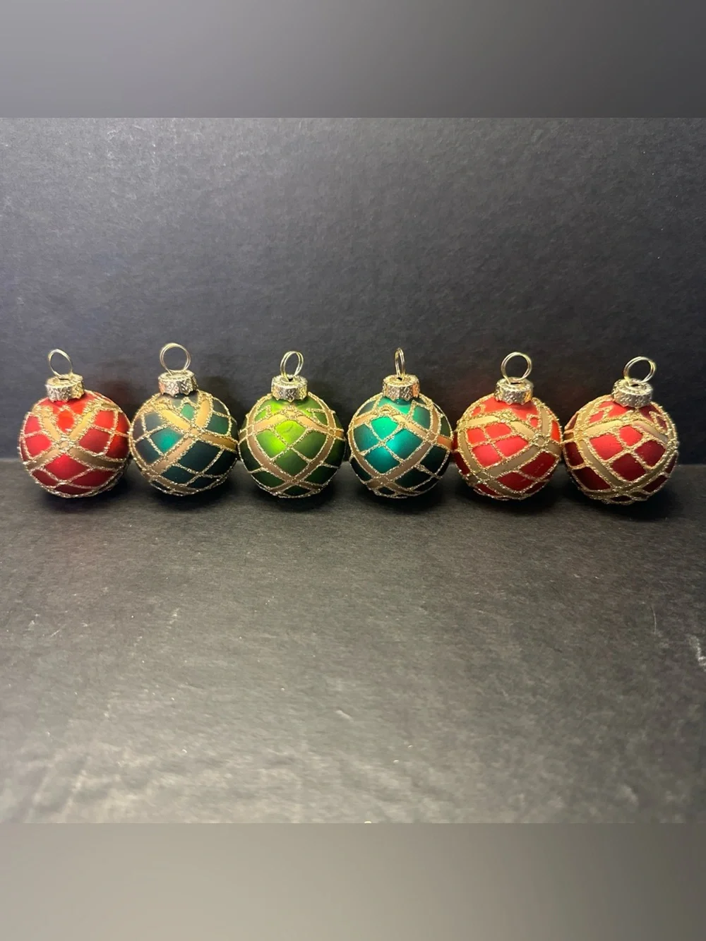 Vintage Target Christmas Ornament Name Card Holders Set of 6 Holiday Table Decor